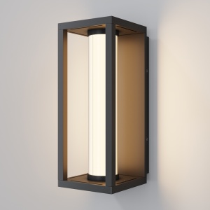 Corpuri de iluminat, Aplica LED exterior Expo, 12W, lumina calda (3000K), IP54, neagra, Maytoni - savelectro.ro