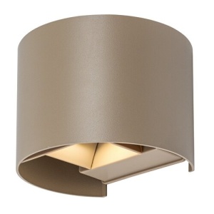 Aplica LED exterior Virna, 5W, 420 lm, lumina calda/neutra/rece, IP54, gri-bej, Rabalux