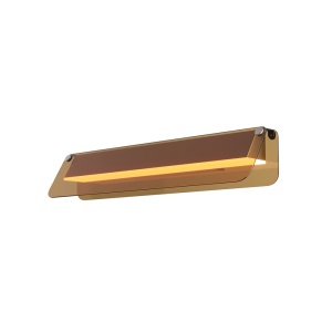 Aplica LED Flat, 10W, lumina calda (3000K), neagra, ambra, Maytoni [2]- savelectro.ro
