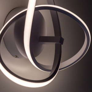 Aplica LED Intrigue KL141015, 16W, 1300lm, lumina neutra, IP20, neagra, Klausen [4]- savelectro.ro