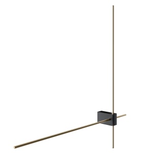 Aplica LED Pars C070WL-L12GB3K, 12W, 1050lm, lumina calda, IP20, neagra+aurie, Maytoni [2]- savelectro.ro