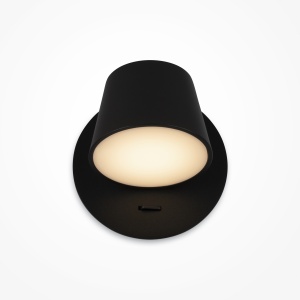 Aplica LED Pixel MOD421WL-L6B3K, 7W, 350lm, lumina calda, IP20, neagra, Maytoni [1]- savelectro.ro