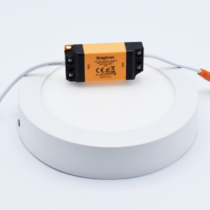 Aplica LED SMD rotunda 12W, 910 lm, IP20, lumina calda (3000K), Ø170mm, alb, Braytron