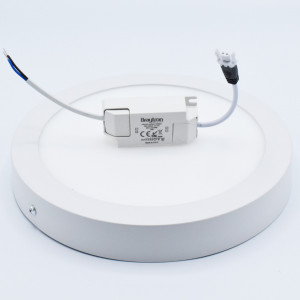 Aplica LED SMD rotunda 18W, 1360 lm, IP20, lumina rece (6500K), Ø220mm, alb, Braytron