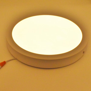 Aplica LED SMD rotunda 24W, 1850 lm, IP20, lumina calda (3000K), Ø300 mm, alb, Braytron