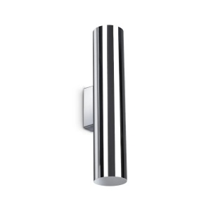 Aplice, Aplica Look rotunda D60 H300, 2xGU10, IP20, crom, Ideal Lux - savelectro.ro