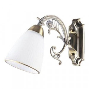 Corpuri de iluminat, Aplica Mandy LY-3218, 1xE14, alba+bronz, IP20, Klausen - savelectro.ro