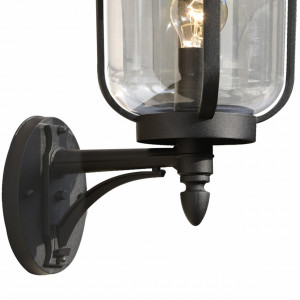 Aplica pentru exterior Tolson, 1 bec, dulie E27, neagra, Klausen [4]- savelectro.ro