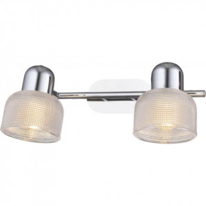 Aplice, Aplica Pot LY-1049, 2xE27, crom+transparenta, IP20, Klausen - savelectro.ro