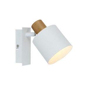 Corpuri de iluminat, Aplica Whitish AP1, E27, alba, Klausen - savelectro.ro