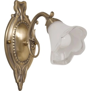 Aplice, Aplica Zambia KL7084, 1xE14, metal + sticla, stil clasic, Klausen - savelectro.ro