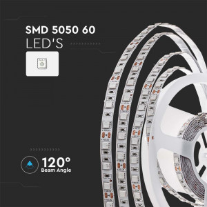 Banda led 5050, 1000 lm/m, 10.8W/m protectie IP20, lumina ultra calda(2200K), V-TAC [3]- savelectro.ro