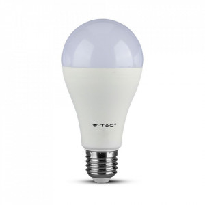 Bec LED 17W(100W) V-TAC, E27, cip Samsung, 1521 lm, lumina calda (3000K), clasa energetica F [1]- savelectro.ro