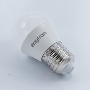 Bec led 5W (35W), E27, G45, 400 lm, lumina calda (3000K), opal, Braytron