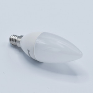 Bec led lumanare 7W (45W), E14, C37, 460lm, lumina rece (6500K), opal, Braytron