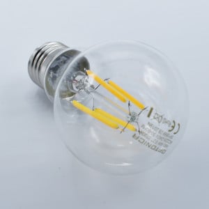 Bec led dimabil Vintage filament 4W (31W), E27, A60, 470 lm, lumina calda (2700K), clar, Optonica