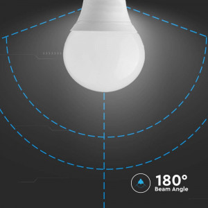 Bec Smart LED 4.8W V-TAC, RGB+CCT(2700-6500K), dulie E14, sferic, compatibil Alexa/Google