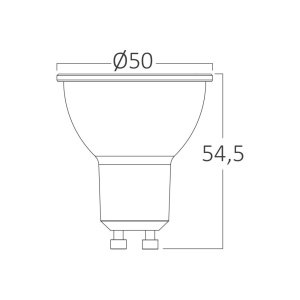 Bec Smart LED 5W(50W) Braytron, GU10, RGBW, Wi-Fi, 400 lm, clasa energetica F [4]- savelectro.ro
