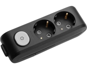 Prelungitoare Electrice, Bloc 2 prize + intrerupator X-tendia Panasonic, Negru - savelectro.ro