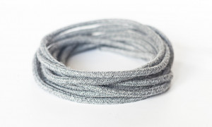 Cablu textil mohair gri 3x0.75 [2]- savelectro.ro