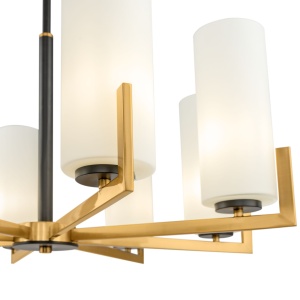 Candelabru Fortano MOD089PL-08BS, 8xE27, auriu+alb, IP20, Maytoni [3]- savelectro.ro