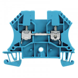 Cleme pentru tablouri, Clema pe sina 4mm, albastru, Weidmuller - savelectro.ro