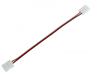 Banda LED, Conector dublu banda led 3528 cu 15 cm cablu - savelectro.ro