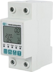 Contor digital monofazic WiFi Smart Life Tuya, 63A, 100-290V, Google Assistant, Alexa, Eurolamp
