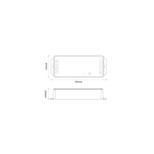 Controller 2 in 1(monocolor/CCT), 12-24V 20A, Milight [2]- savelectro.ro