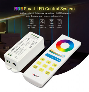 Controller banda led RGB touch, 12-24V, 15A, functie timer, Milight [2]- savelectro.ro