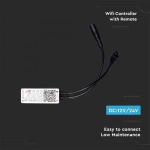 Controller smart banda led CCT, 12-24V, 6A, V-TAC [5]- savelectro.ro