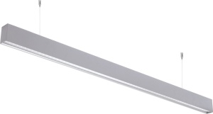 Lustre LED, Corp LED liniar suspendat interconectabil UGR<19, 50W, 4500 lm, lumina neutra (4000 K), IP20, argintiu, Optonica - savelectro.ro