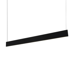 Lustre LED, Corp LED liniar suspendat Steel 24W, 1120lm, lumina calda (3000 K), IP20, negru, Ideal Lux - savelectro.ro