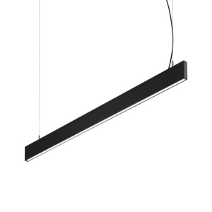 Lustre LED, Corp LED liniar suspendat Steel 29W, 2310lm, lumina calda (3000 K), IP20, negru, Ideal Lux - savelectro.ro