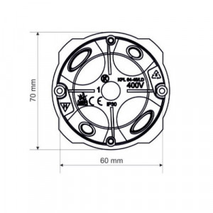 Doza aparataj pentru rigips, 68x45 mm, Kopos [3]- savelectro.ro