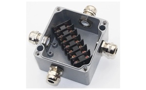 Doza de legatura aluminiu, forma cruce, 4 iesiri, IP68, Optonica [2]- savelectro.ro