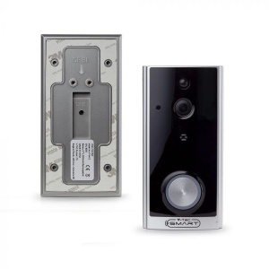 Interfon Smart video V-TAC, audio 2 directii, Wi-Fi, night vision, negru [1]- savelectro.ro