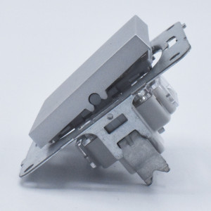 Intrerupator cruce, 10A, IP20, Argintiu, Panasonic Arkedia Slim / Karre Plus