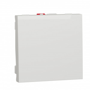 Prize si intrerupatoare, Intrerupator simplu, 2 module, 10A, alb, Schneider Noua Unica - savelectro.ro