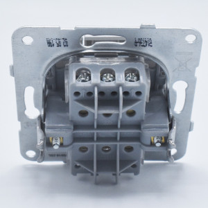Intrerupator triplu, 10A, IP20, Argintiu, Panasonic Arkedia Slim/Karre Plus