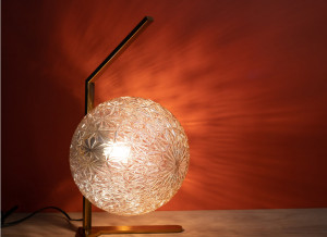 Lampa de birou Juno TL1 108003, cu intrerupator, 1xE27, ambra+aurie, IP20, Klausen [4]- savelectro.ro