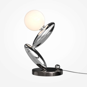 Lampi de birou si veioze, Lampa de birou LED Resonance 6W, 600 lm, lumina calda (3000 K), dimabila, IP20, platina, Maytoni - savelectro.ro