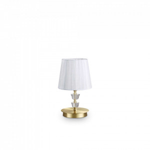Lampa de birou Pegaso TL1 197753, cu intrerupator, 1xE14, crom, IP20, Ideal Lux