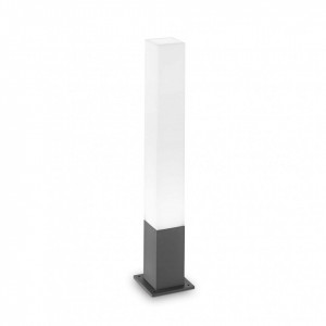 Lampa de exterior EDO OUTDOOR PT1, patrat, antracit, 1 bec, dulie GX53, 135762, Ideal Lux