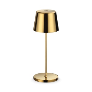 Lampa de masa LED Cute 2.5W, dimabila, IP65, portabila, aurie, Ideal Lux