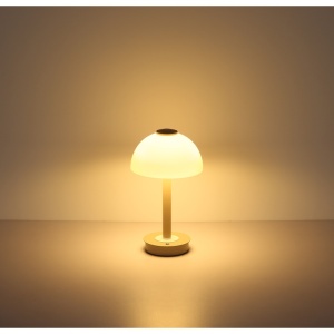 Lampa de masa LED Uldin 7W, lumina calda (3000 K), dimabila, nisip/alb, Globo Lighting [6]- savelectro.ro