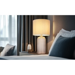 Lampa de masa Sofia 1xE27, IP20, gri, Globo Lighting [4]- savelectro.ro