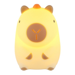 Lampa de veghe LED forma capybara 1.5W, temporizator, USB-C, dimabila, maro, Globo Lighting [9]- savelectro.ro