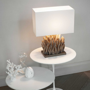 Lampa pentru birou SNELL, textil, lemn, 1 bec, dulie E27, 201382, Ideal Lux [2]- savelectro.ro