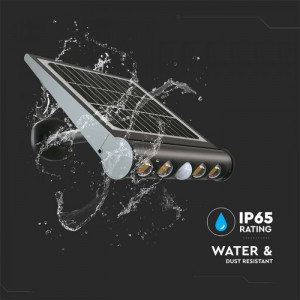 Lampa Solara cu senzor de miscare 8W, 950lm, IP65, Lumina neutra (4000K) V-TAC [8]- savelectro.ro